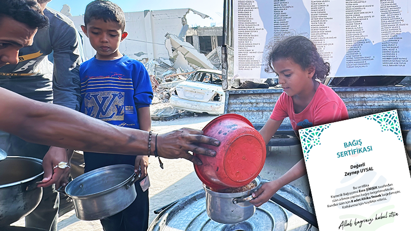 7 KİŞİLİK GAZZE YEMEK